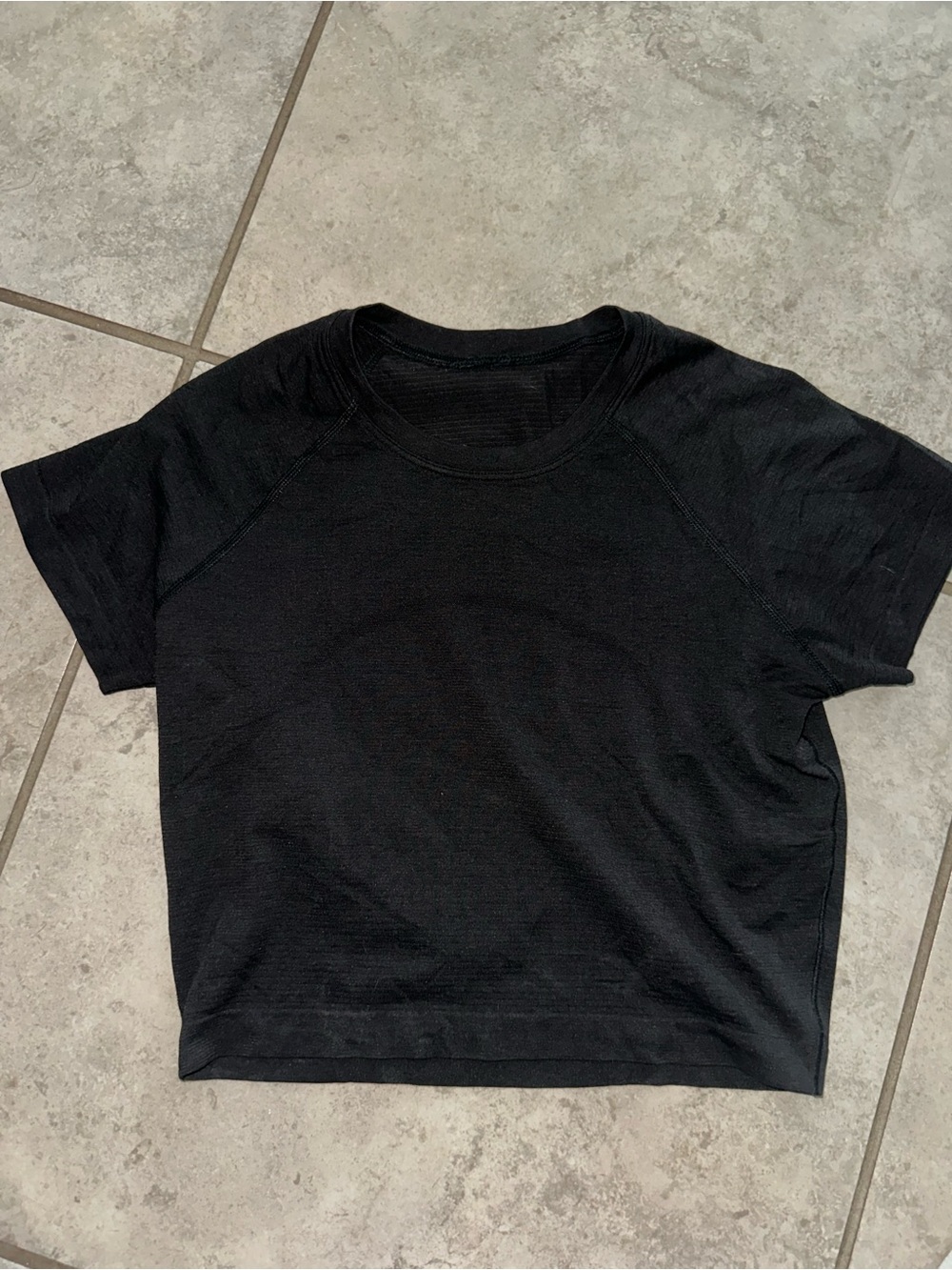 lululemon athletica Black Short Sleeve Tee